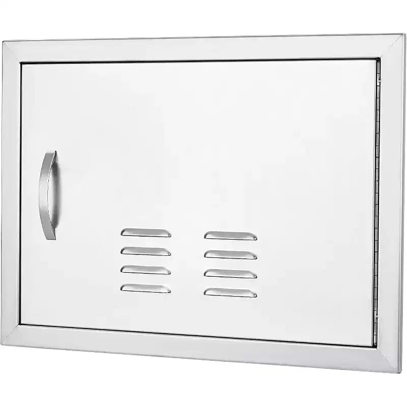 Anta di accesso per barbecue in acciaio inox spazzolato, ante per mobili da cucina da esterno, ante durevoli e resistenti alle intemperie per isole barbecue, adatte per esterni