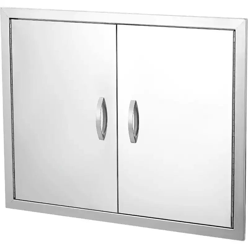 Anta di accesso per barbecue in acciaio inox spazzolato, ante per mobili da cucina da esterno, ante durevoli e resistenti alle intemperie per isole barbecue, adatte per esterni