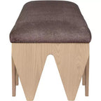 Meridian Furniture, Panca in velluto e pelliccia Altair