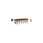 Meridian Furniture, Panca in velluto e pelliccia Altair