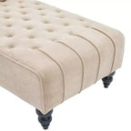 Christopher Knight Home Stroup Moderna chaise longue imbottita Glam con cuciture a rombi e bottoni a vista