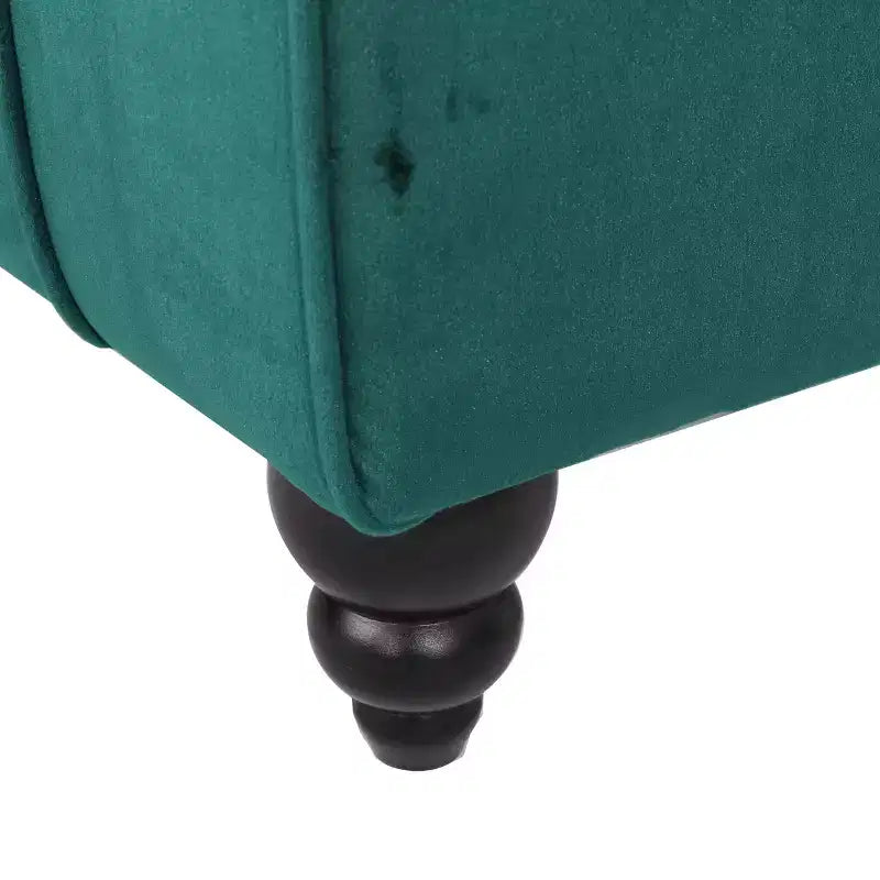 Christopher Knight Home Stroup Moderna chaise longue imbottita Glam con cuciture a rombi e bottoni a vista