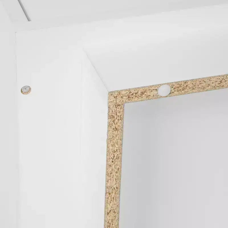 Okak Mobile Contenitore Moderno, Credenza a Buffet con 2 Ante in Acrilico, Consolle per Cucina Soggiorno Ingresso Studio