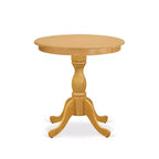 Set sala da pranzo moderno HomeStock Belmont 3 pezzi - 2 sedie da sala da pranzo e 1 tavolo da sala da pranzo (finitura rovere)