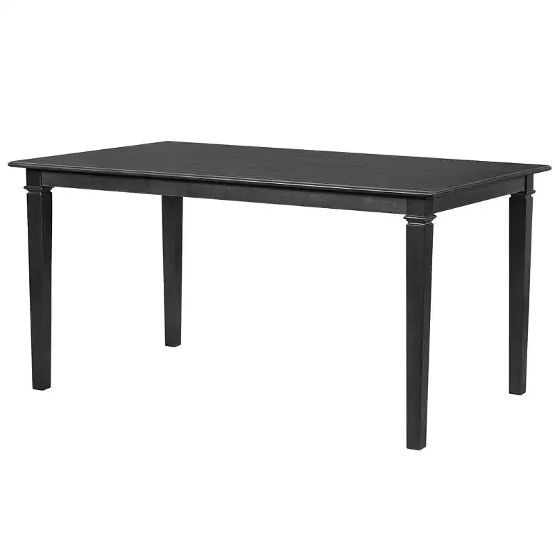 Set sala da pranzo rustico per 6, tavolo rettangolare in legno da 6 pezzi e 4 sedie con panca per cucina