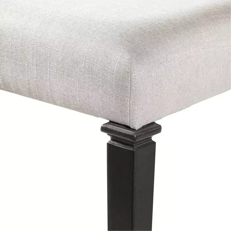 Set sala da pranzo rustico per 6, tavolo rettangolare in legno da 6 pezzi e 4 sedie con panca per cucina