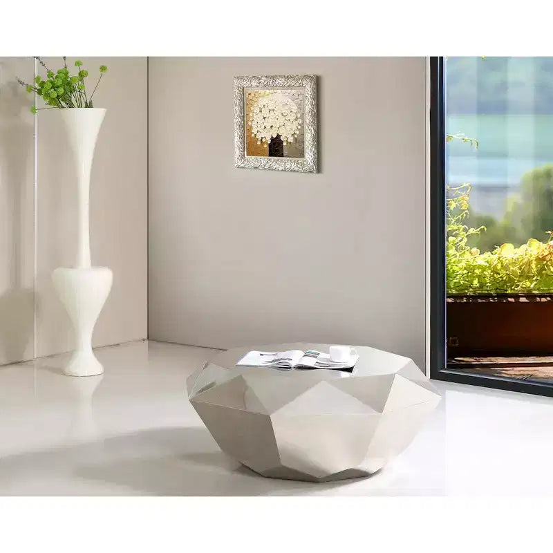 Meridian Furniture, Tavolino da caffè Gemma Argento