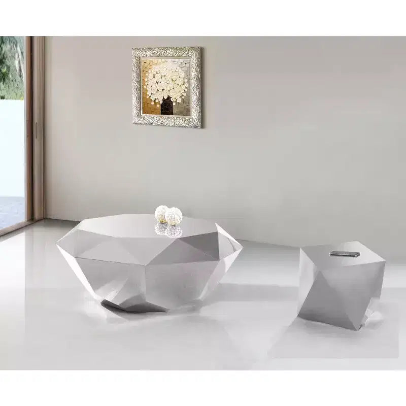 Meridian Furniture, Tavolino da caffè Gemma Argento