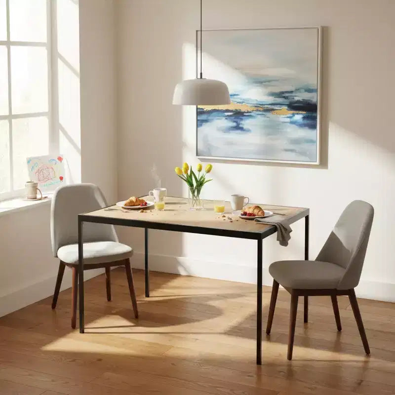 Homy Casa Tavolo da Pranzo Compatto per 2, Ideale per Cucine Piccole o Appartamenti