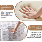 Sedia da ufficio ergonomica Efomao per persone robuste e alte, sedia da computer in pelle PU con schienale alto, sedia da scrivania direzionale con sedile ampio, poggiapiedi e supporto lombare