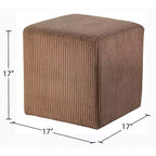 Meridian Furniture, Pouf/Sgabello in microsuede Roy