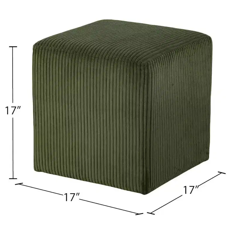 Meridian Furniture, Pouf/Sgabello in microsuede Roy