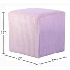 Meridian Furniture, Pouf/Sgabello in microsuede Roy