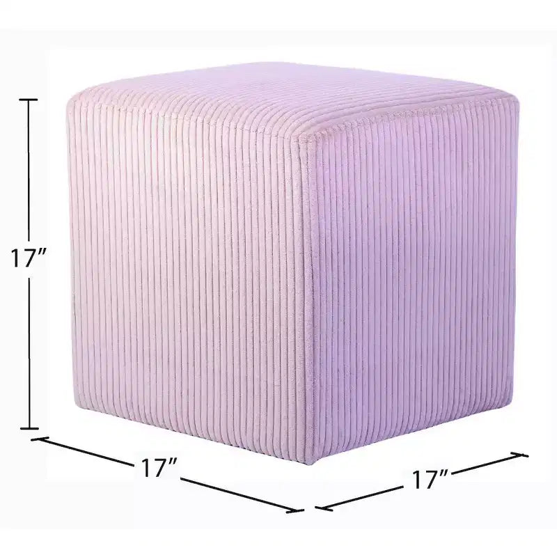 Meridian Furniture, Pouf/Sgabello in microsuede Roy