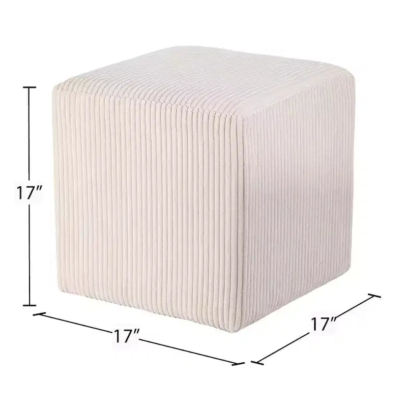 Meridian Furniture, Pouf/Sgabello in microsuede Roy