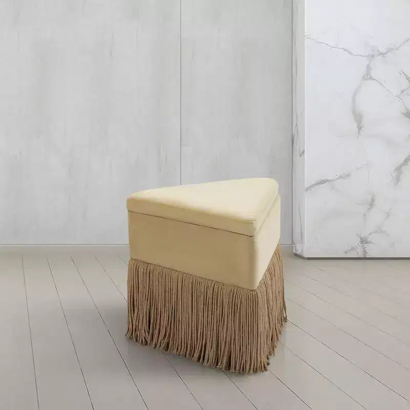 Meridian Furniture, Pouf/Sgabello in Velluto Trivoli