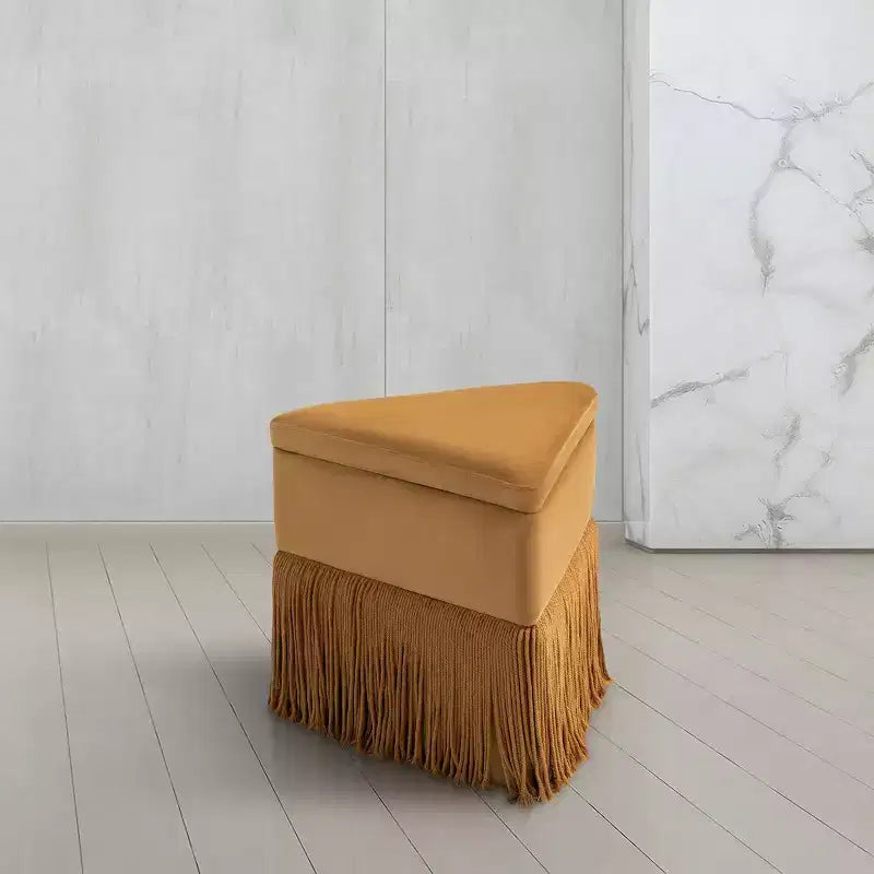 Meridian Furniture, Pouf/Sgabello in Velluto Trivoli