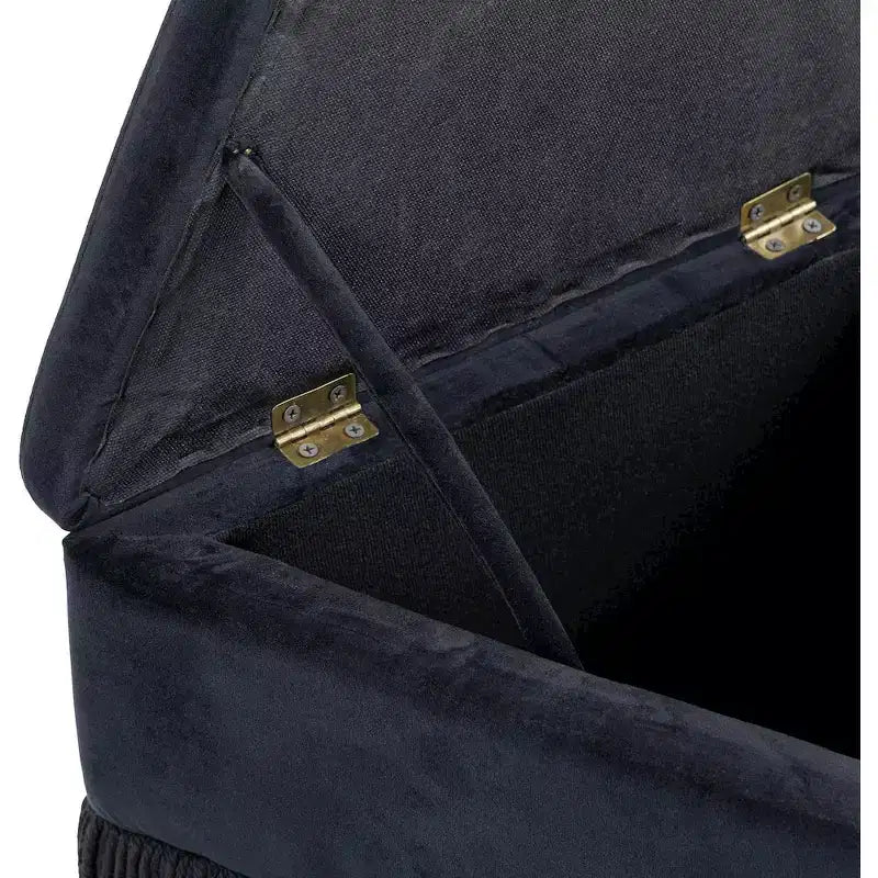 Meridian Furniture, Pouf/Sgabello in Velluto Trivoli