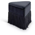 Meridian Furniture,Trivoli Velvet Ottoman/Stool