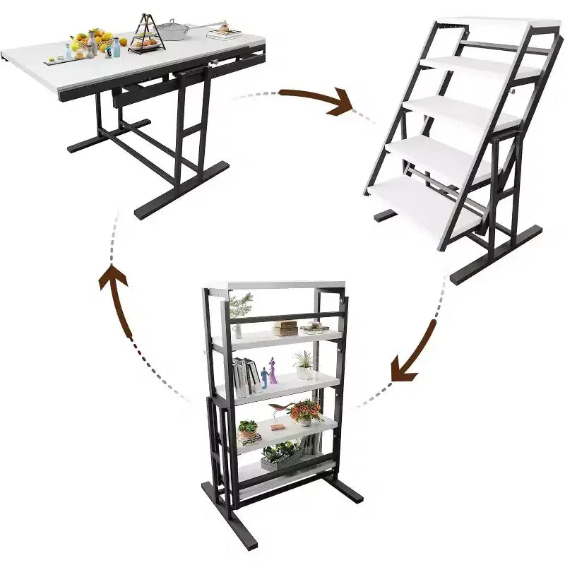 Acekool 2 in 1: Mensola e Tavolo - Design convertibile salvaspazio