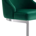 Bekrvio Set di 2 sgabelli da bar, altezza bancone 26 pollici con schienale - Base a U in acciaio rivestita in pelle PU/velluto per isola della cucina