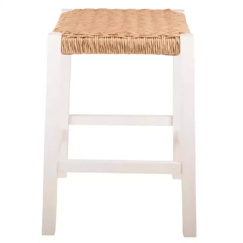 Sgabello da bar in legno da 60 cm Alaterre Furniture Newport con seduta in corda