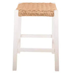 Sgabello da bar in legno da 60 cm Alaterre Furniture Newport con seduta in corda