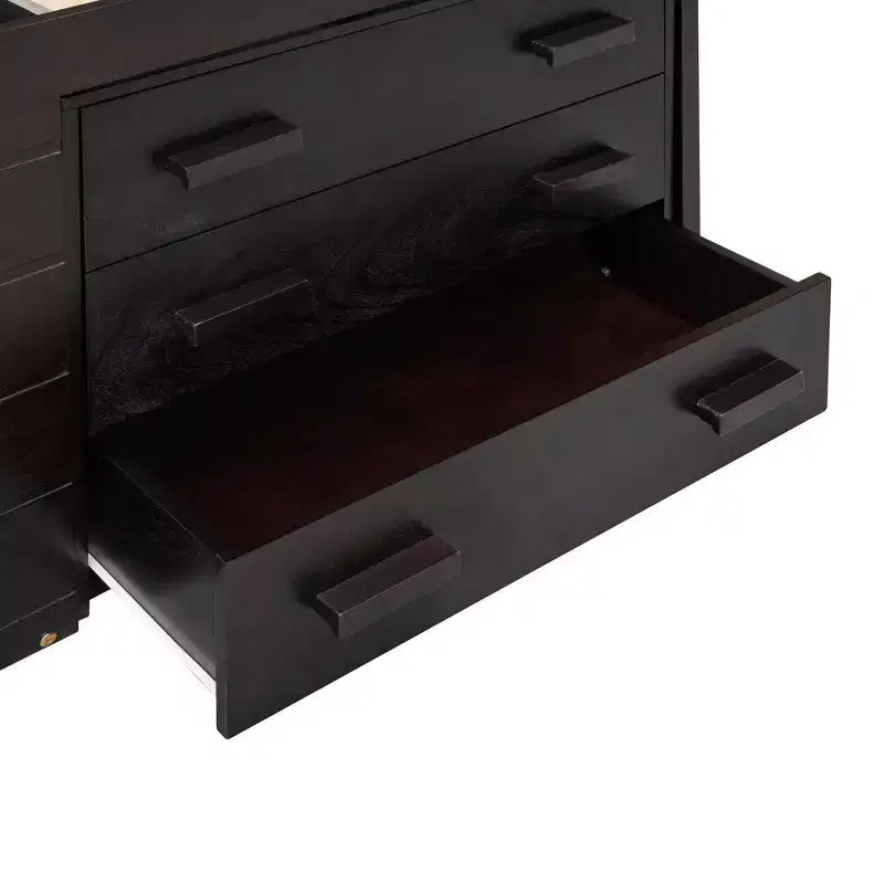 Letto a soppalco basso con contenitore per bambini, letto a soppalco singolo in legno con armadio e mensola per bambine e bambini