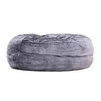 HomeStock Bala Pouf 150 cm in schiuma e pelliccia sintetica