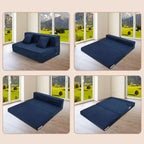 Divano letto pieghevole con cuscino, Poltrona letto convertibile, Materasso per divano pieghevole