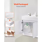 Mobile base VEVOR per lavello serie Shaker, 36 pollici, da assemblare, 36 L x 24 P x 34,5 A, bianco