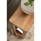 Tavolino sottile in legno Dahl Kate e Laurel