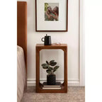 Tavolino sottile in legno Dahl Kate e Laurel