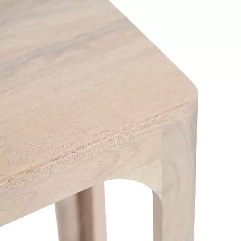 Tavolino sottile in legno Dahl Kate e Laurel