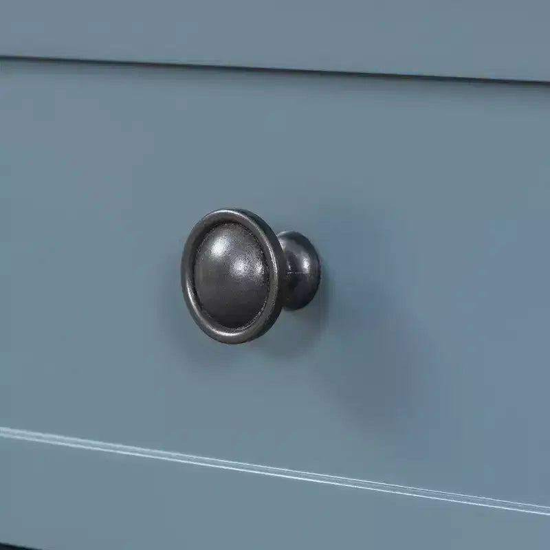 Consolle Luxystar con tre cassetti e ripiano, blu