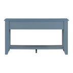 Consolle Luxystar con tre cassetti e ripiano, blu