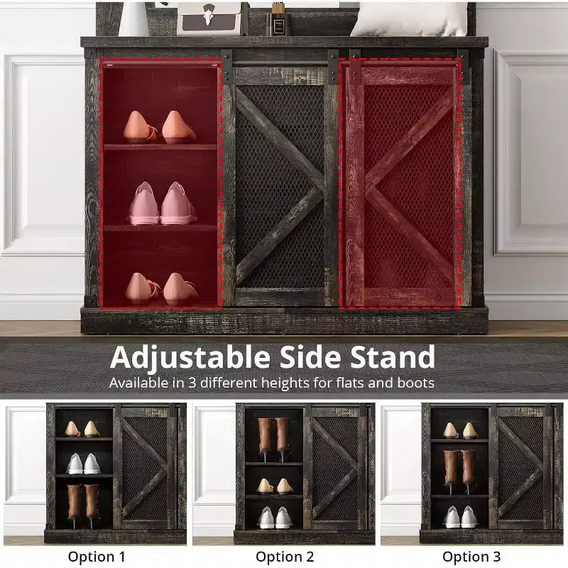 Acekool Mobile Ingresso con Scarpiere, 7 Ganci, 3 Cassetti Contenitori e Doppi Specchi, Panca Organizer per Ingresso, Mobili per Ingresso, Bianco