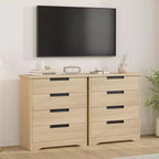 Cassettiera per camera da letto con 4 cassetti, in legno, per armadio, unità di archiviazione per corridoio, soggiorno e ufficio