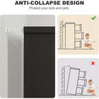 Cassettiera a 6 cassetti per camera da letto, armadietto con cassetti e maniglie, organizer in legno per soggiorno, cameretta, ingresso, nero