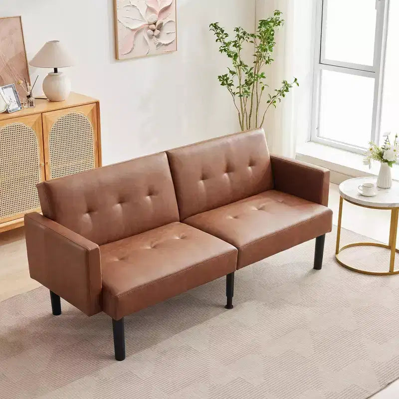 Divano Letto Futon, Divanetto Compatto, Divano Letto Moderno di Metà Secolo, Divano Convertibile