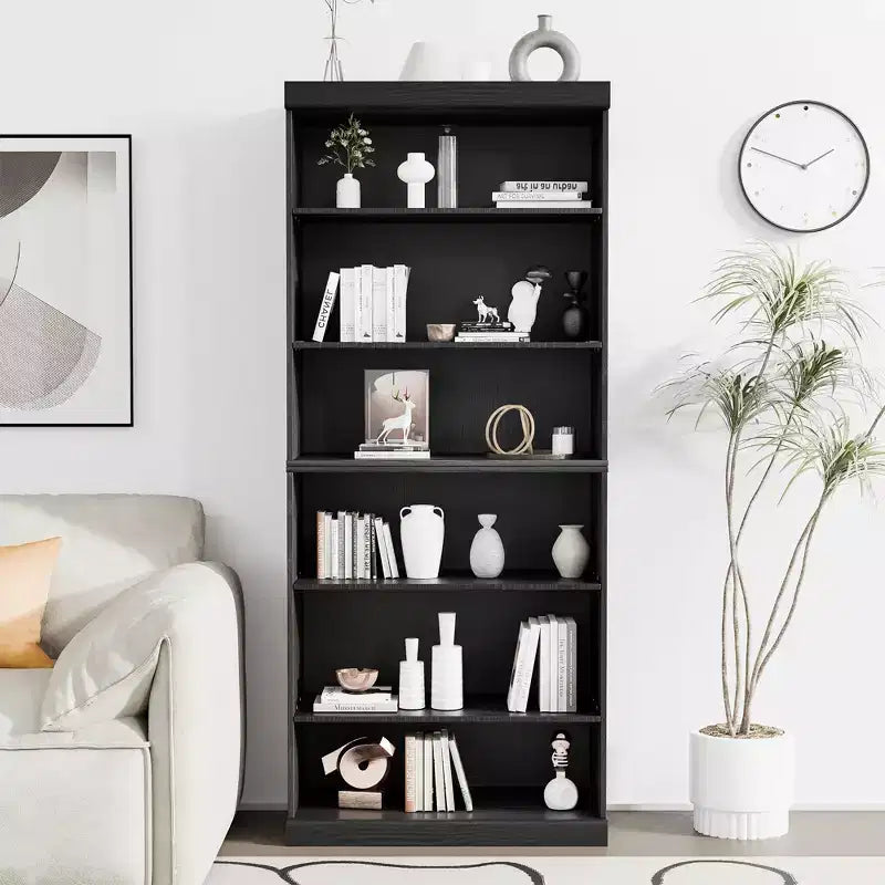 MAYEERTY Armadietto autonomo Armadietto decorativo in legno per casa, ufficio, piccoli spazi, nero, 36*31*16 pollici