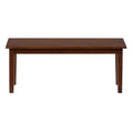 Jofran, panchina classica Simplicity in legno massello 48