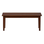 Jofran, panchina classica Simplicity in legno massello 48