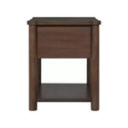 Christopher Knight Home Eliana Comodino Moderno Rustico in Legno con Cassetto e Ripiano Aperto