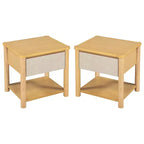 Christopher Knight Home Eliana Comodino Moderno Rustico in Legno con Cassetto e Ripiano Aperto