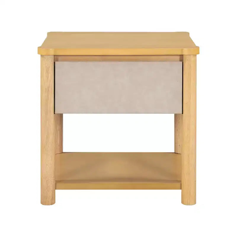 Christopher Knight Home Eliana Comodino Moderno Rustico in Legno con Cassetto e Ripiano Aperto