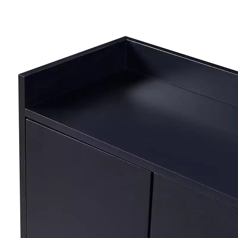 Okak Credenza Elegante, Mobile Buffet con 4 Ante e 4 Ripiani, Mobile Contenitore per Soggiorno, Sala da Pranzo, Cucina