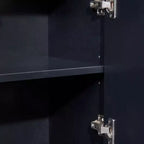 Okak Credenza Elegante, Mobile Buffet con 4 Ante e 4 Ripiani, Mobile Contenitore per Soggiorno, Sala da Pranzo, Cucina