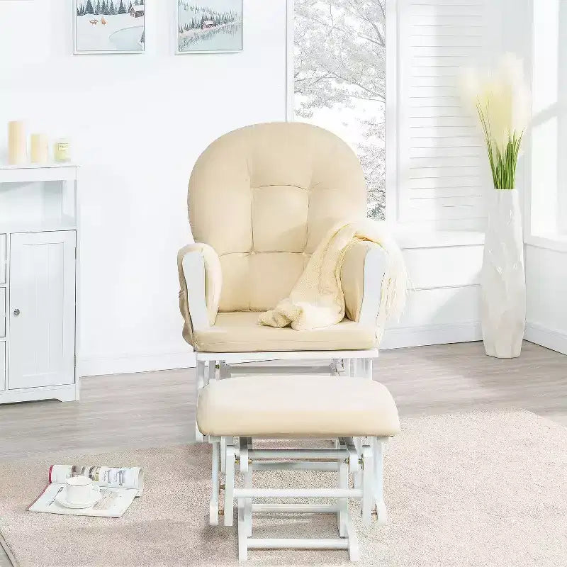 Set Glider e Ottomana da Cameretta Home Imports Emporium per Allattamento e Relax