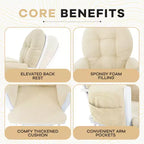 Set Glider e Ottomana da Cameretta Home Imports Emporium per Allattamento e Relax